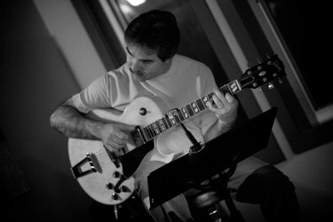Doug performing